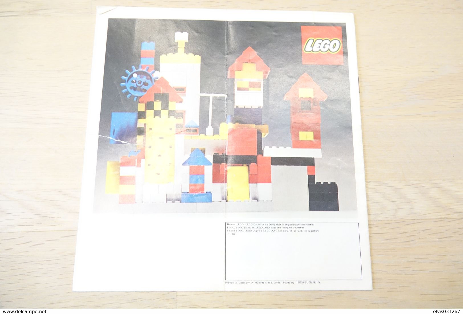LEGO - CATALOG 1973 Large German (97520-Ty) - Original Lego 1973 - Vintage - - Catalogs