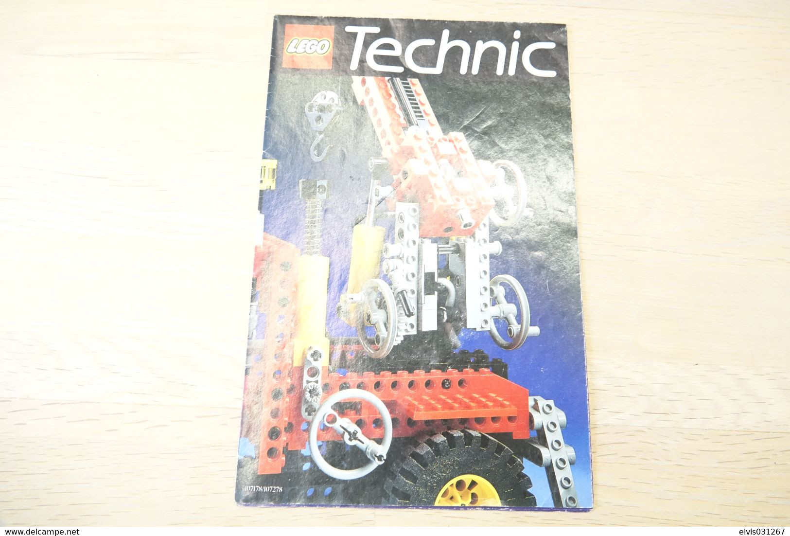 LEGO - CATALOG 1989 Medium Technic European Foldout (107178/107278-EU III (UK/F/B/NL)) - Original Lego 1989 - Vintage - - Catalogues