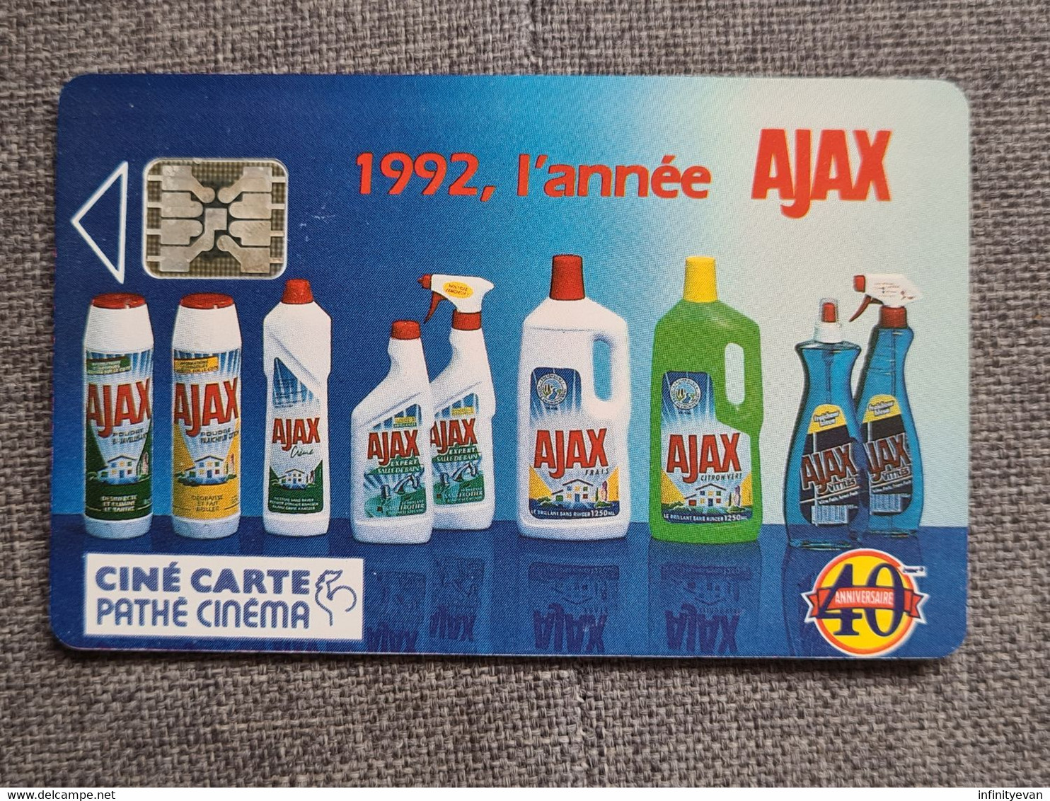 CARTE PATHÉ CINÉMA - AJAX PUCE SC5 500EX - Cinécartes