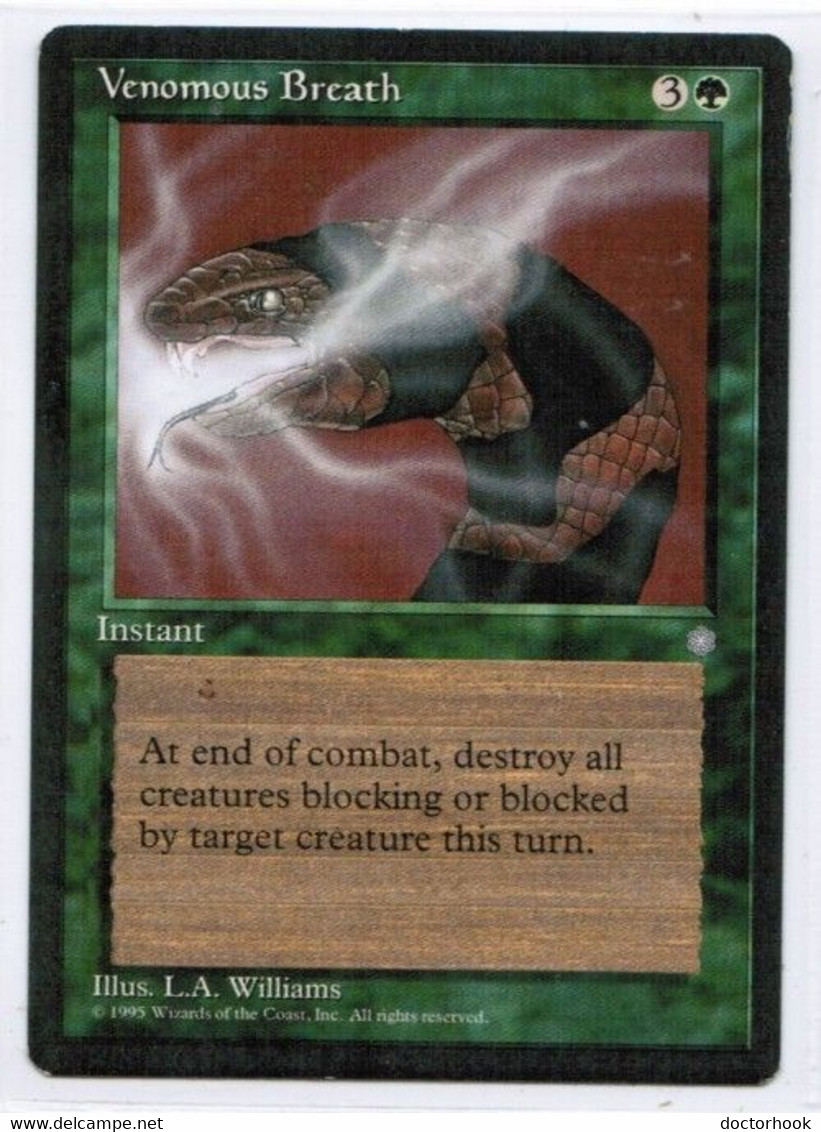 MAGIC The GATHERING  "Venomous Breath"---ICE AGE (MTG--131-7) - Other & Unclassified