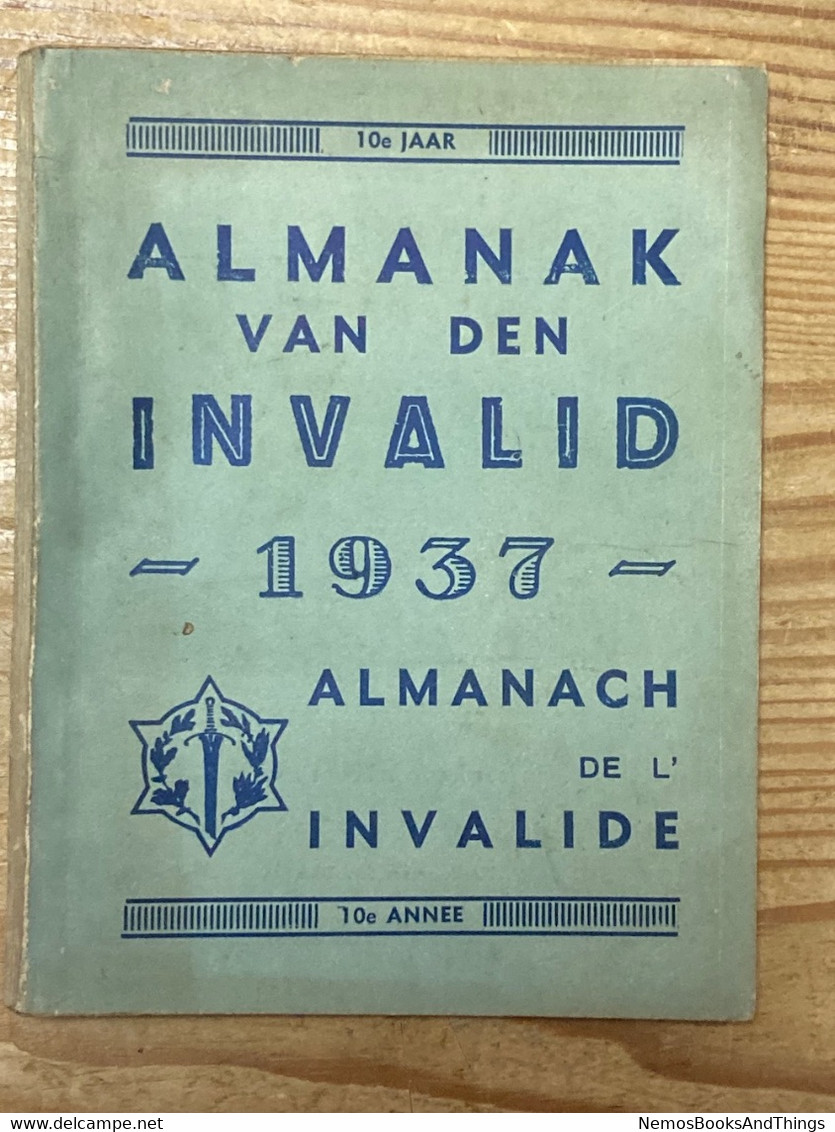 1937 - Almanak Van De Invalid - Almanach De L'invalide - GENT - Antiguos