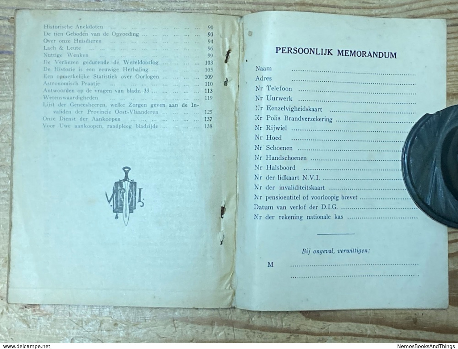 1937 - Almanak van de invalid - Almanach de l'invalide - GENT