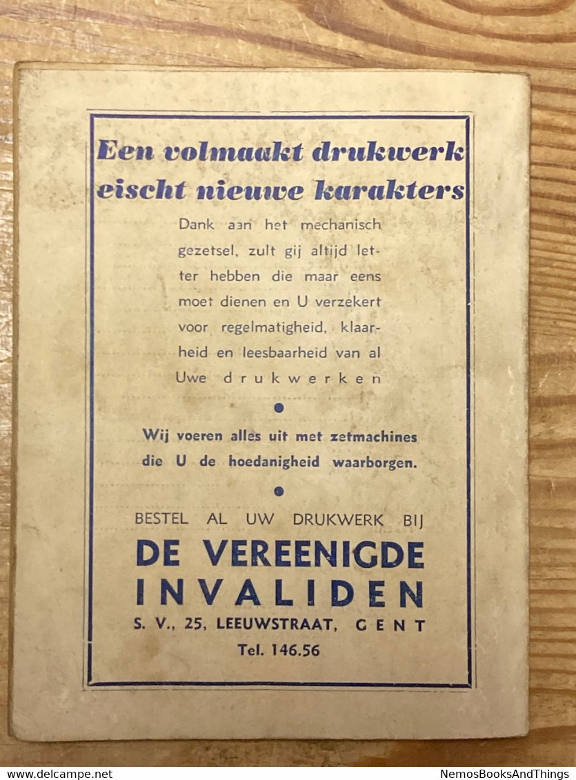 1937 - Almanak van de invalid - Almanach de l'invalide - GENT