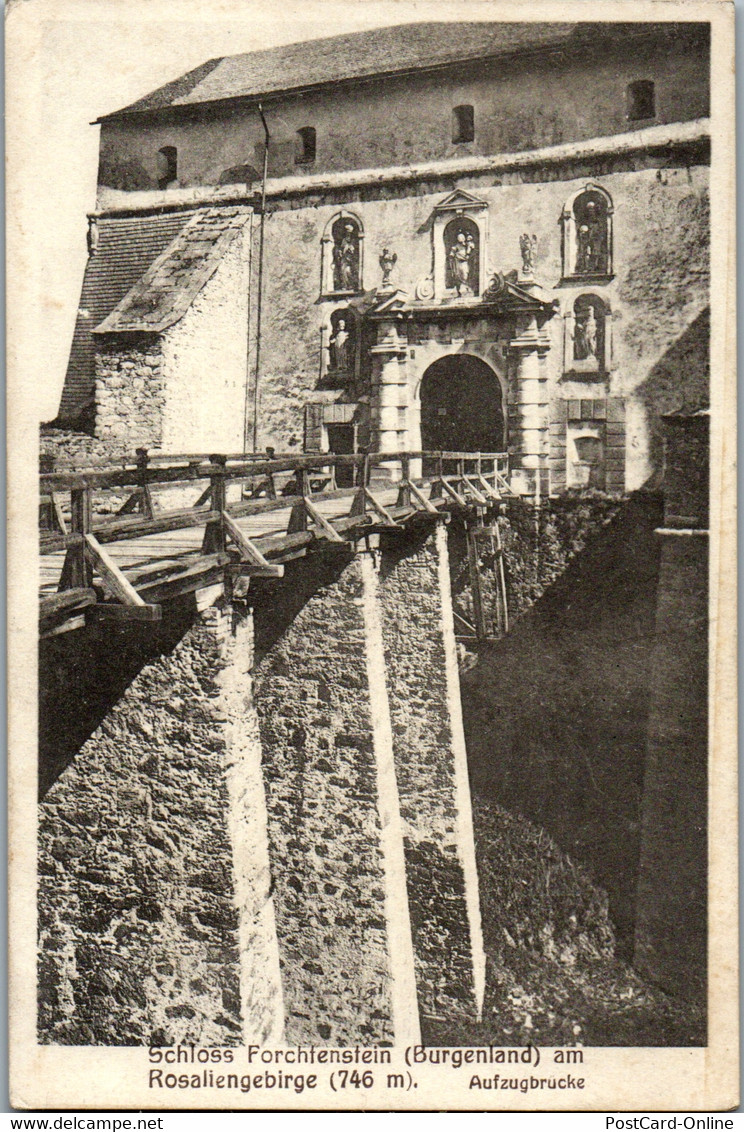 24637 - Burgenland - Schloss Forchenstein Am Rosaliengebirge , Aufzugbrücke - Nicht Gelaufen - Forchenstein