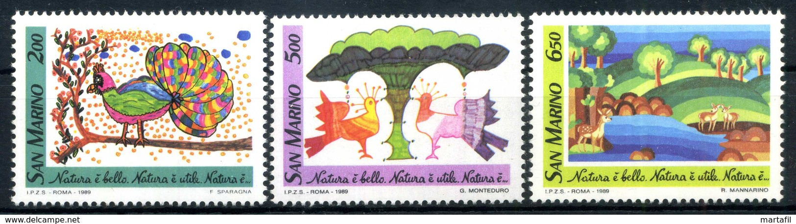 1989 SAN MARINO SET MNH ** - Nuovi