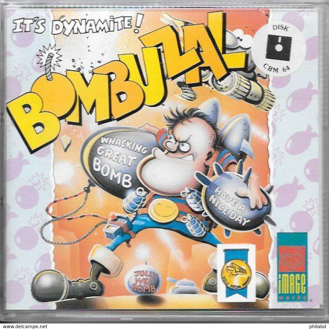 C64 Jeu BOMBUZAL - Image Works - 1988 - Commodore