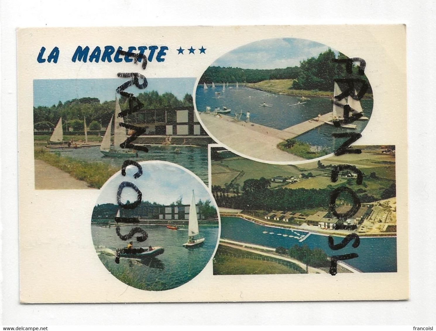 Belgique.  Seneffe. Centre Nautique "La Marlette". Carte Mosaïque. 1983 - Seneffe