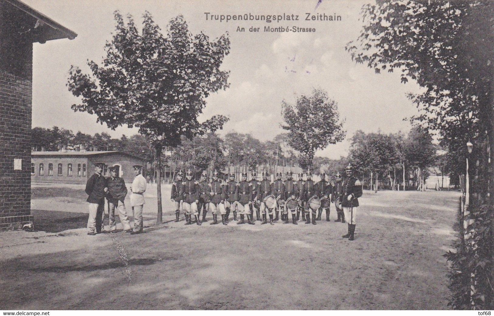 Truppenübungsplatz Zeithain An Der Montbé-Strasse 1915 - Zeithain