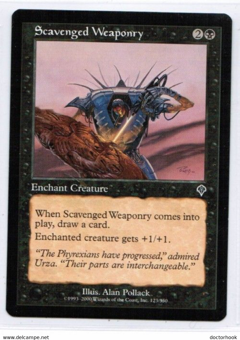 MAGIC The GATHERING  "Scavenged Weaponry"---INVASION (MTG--132-8) - Andere & Zonder Classificatie