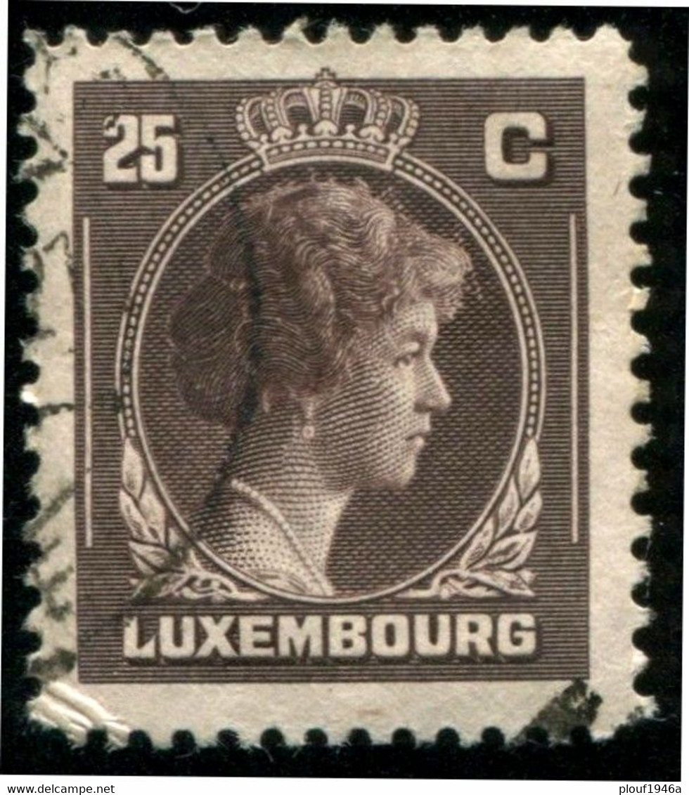 Pays : 286,04 (Luxembourg)  Yvert Et Tellier N° :   337 (o) - 1944 Charlotte Rechterzijde