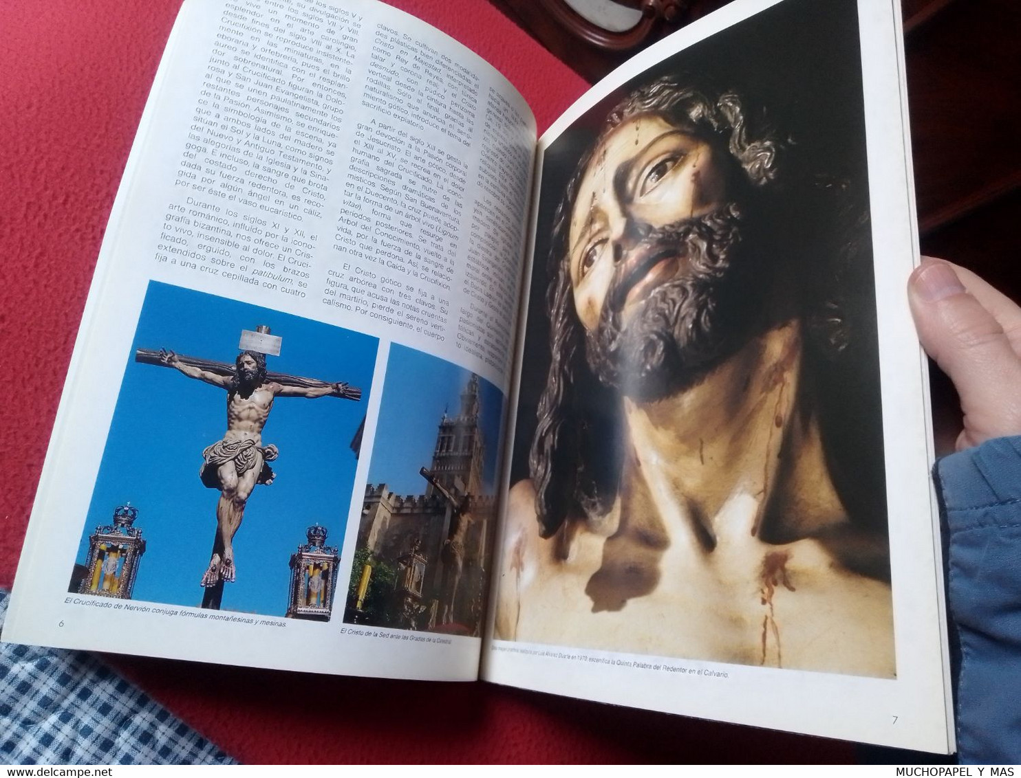 SPAIN REVISTA CUADERNO O SIMIL DE LA SEMANA SANTA DE SEVILLA AÑO 1992 EN LA CRUZ ENCLAVADO..SEVILLE HOLY WEEK RELIGIÓN.. - [3] 1991-Hoy