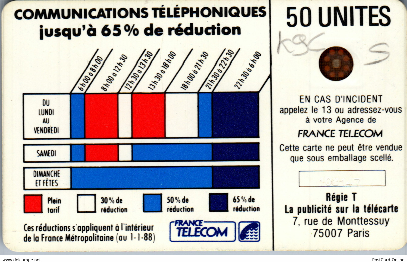24800 - Frankreich - Telefonschnur - Telefonschnur (Cordon)