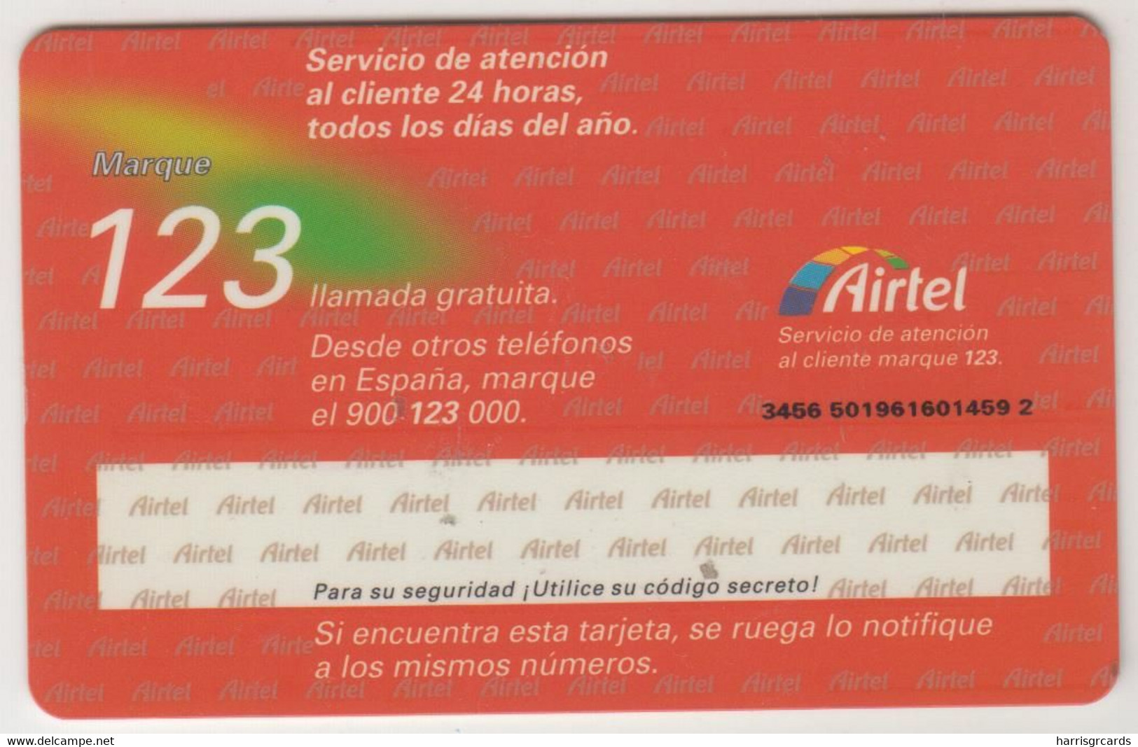 SPAIN - Airtel GSM Card , Mint - Airtel