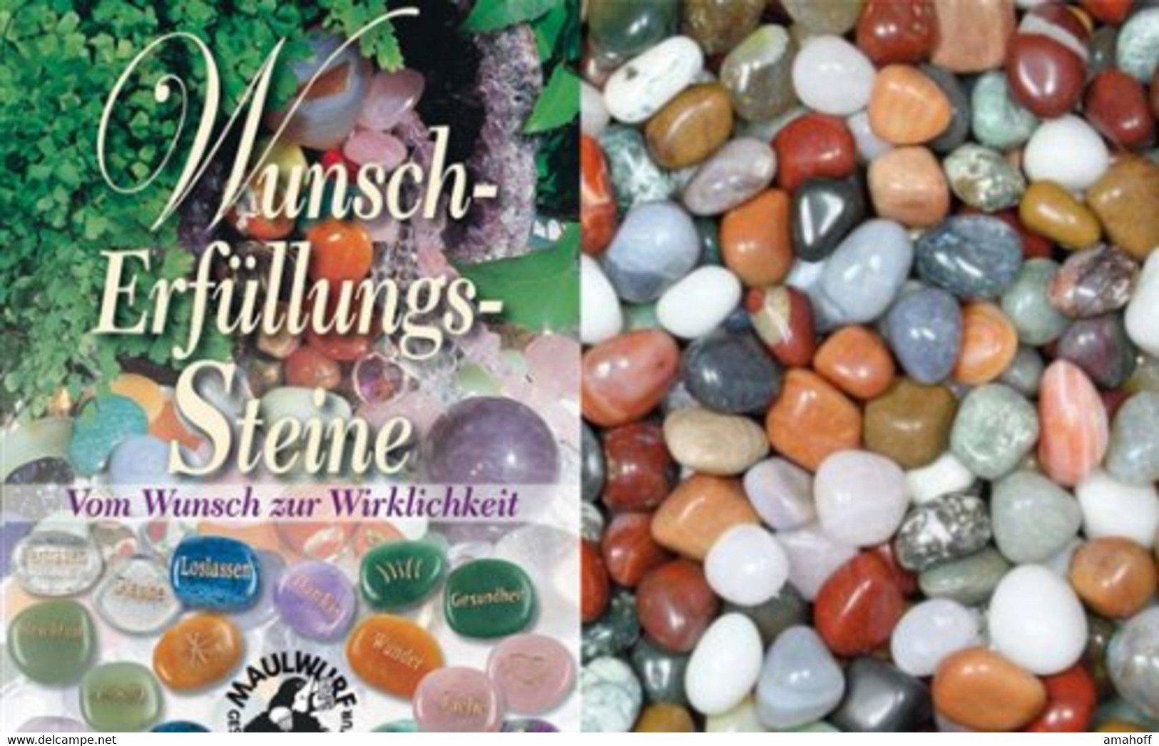 Edelsteine, Trommelsteine Poliert, Bunte Mischung, Größe 1 - 1,5 Cm, 500 G-Beutel Incl. Kleiner Broschüre über - Autres & Non Classés