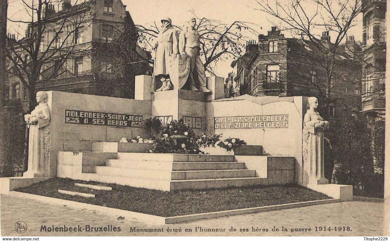 MOLENBEEK - Monument érigé à L'honneur De Ses Héros Morts De La Guerre 1914-1918 - Molenbeek-St-Jean - St-Jans-Molenbeek