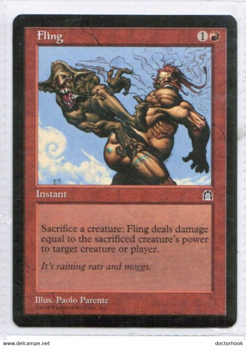 MAGIC The GATHERING  "Fling"---STRONGHOLD (MTG--133-3) - Other & Unclassified