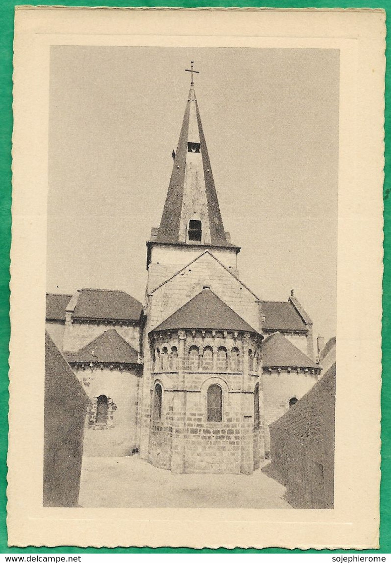 Saint-Amand-Montrond (18) église 12e S. Abside Et Absidioles 2scans Carte Gaufrée - Saint-Amand-Montrond