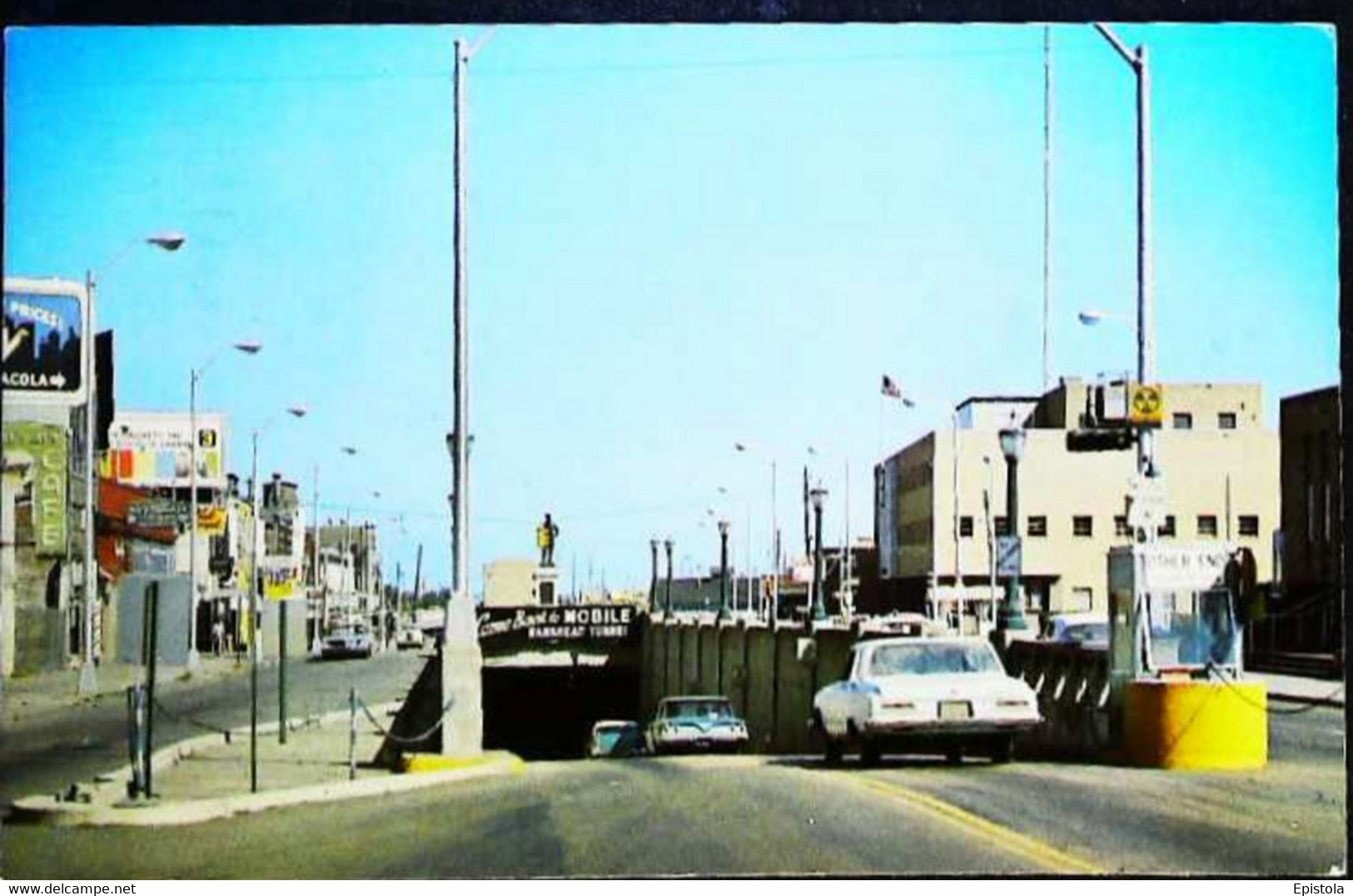 ► MOBILE Bankhand Tunnel & Cars 1960s  AL - Mobile