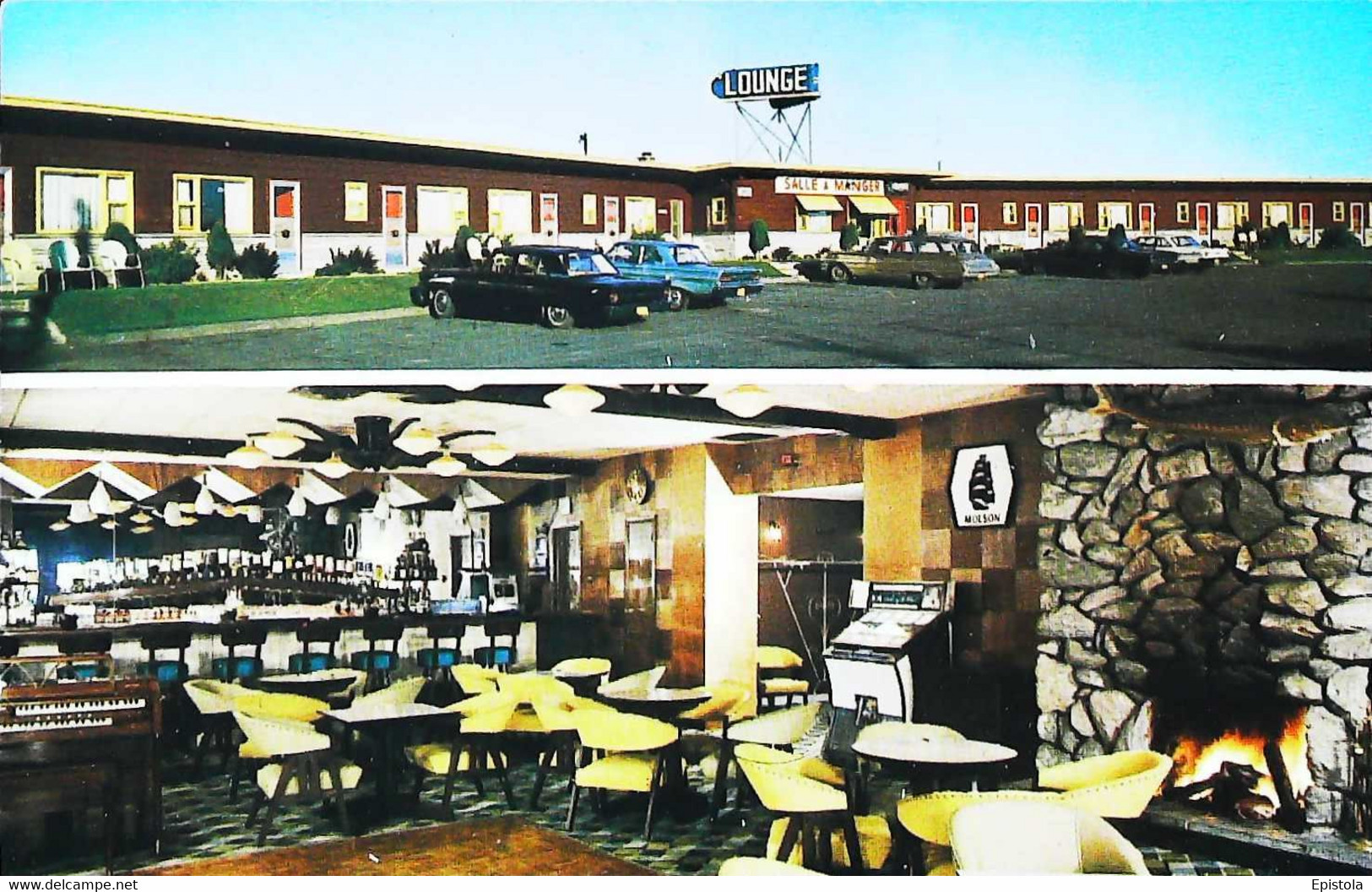 ►  ST JEROME - LAURENTIAN H/MOTEL - Bar Restaurant Et Automobiles 1950s - Québec - Beauport