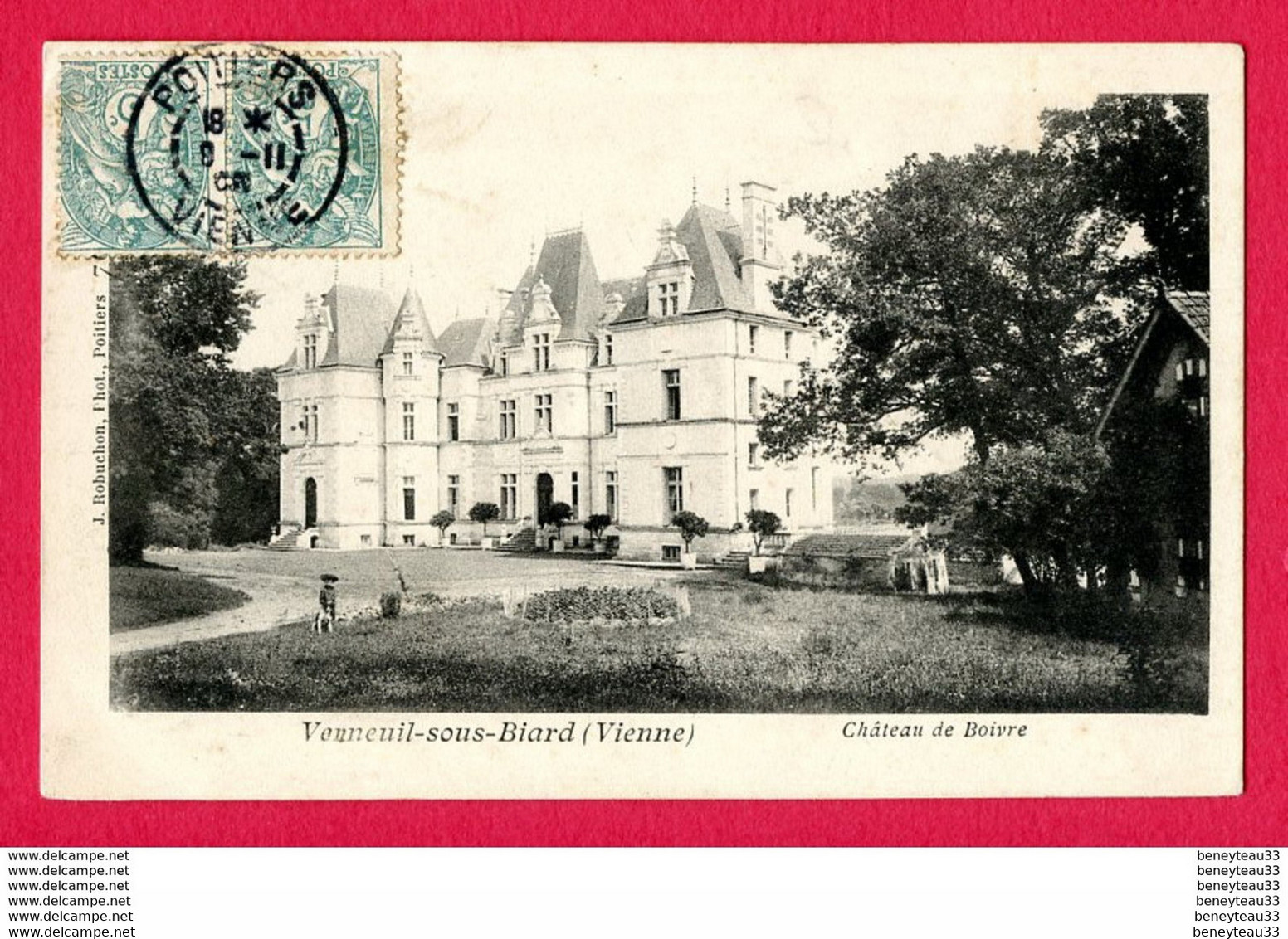 CPA (Réf : Y363) Vouneuil-sous-Biard (86 VIENNE) Château De Boivre (animée) - Vouneuil Sous Biard