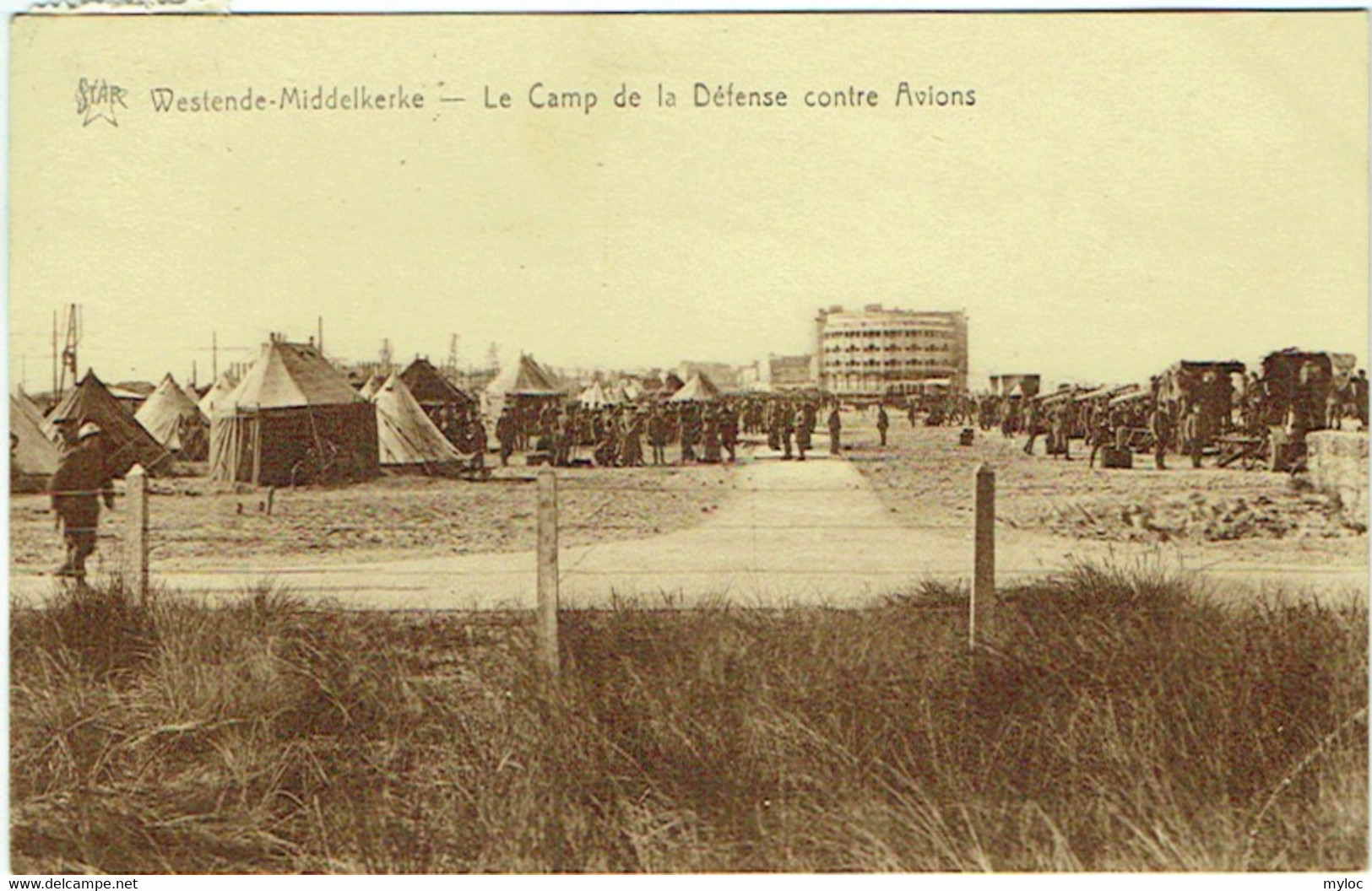 Westende. Militaria. Camp De Défense Contre Avions. - Westende