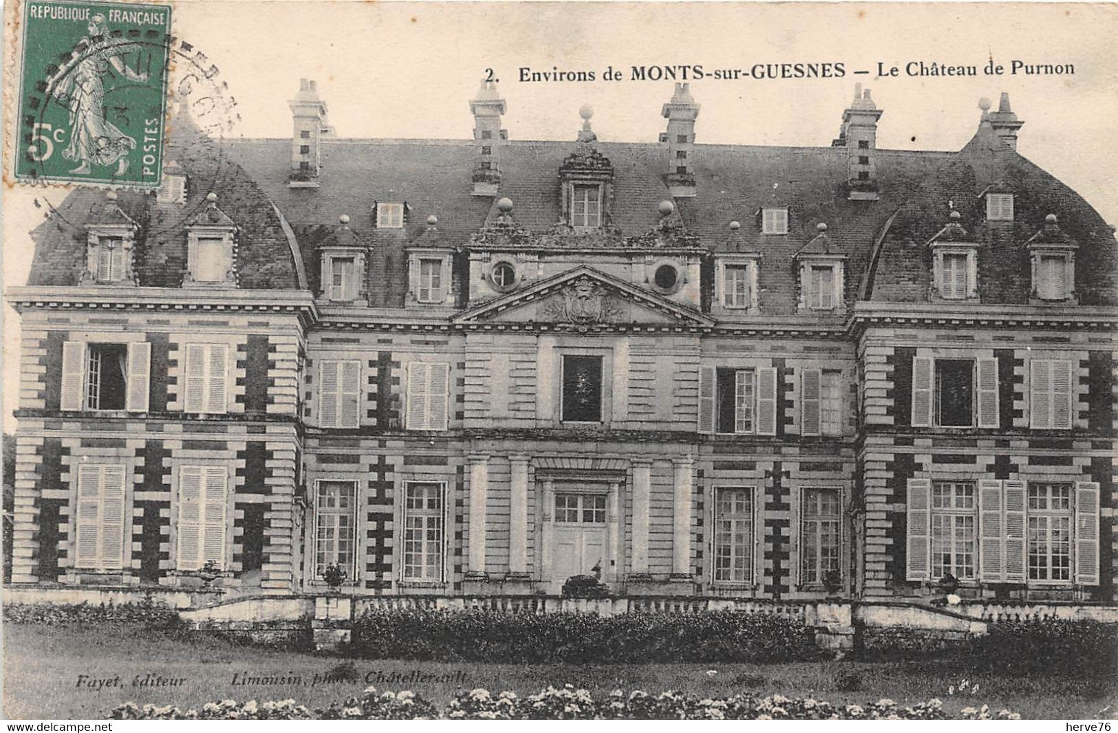 Environs De MONTS SUR GUESNES - Le Château De Purnon - Monts Sur Guesnes