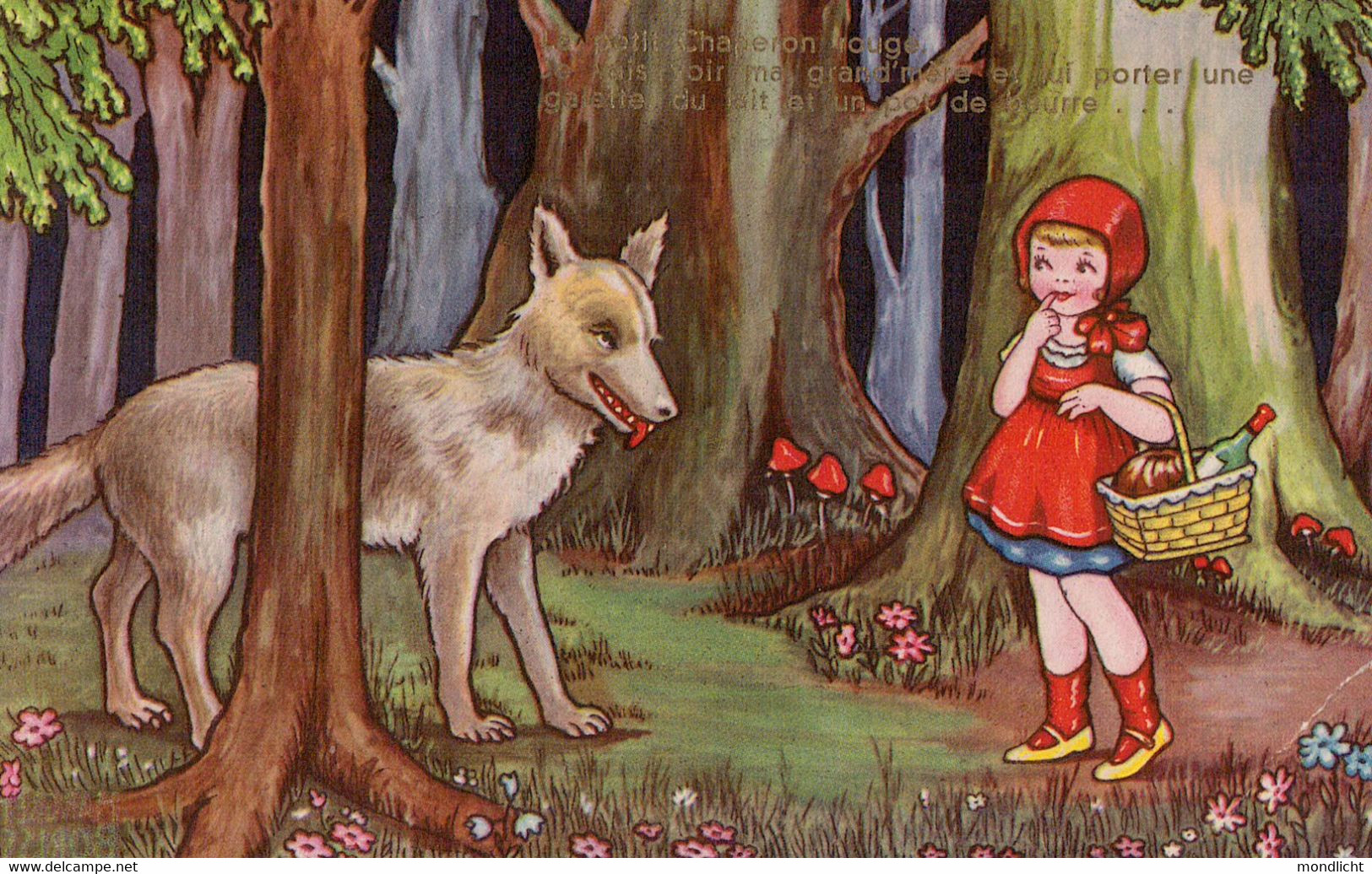 Le Petit Chaperon Rouge (Rotkäppchen, Little Red Riding Hood). Margret Boriss. 1932. - Boriss, Margret