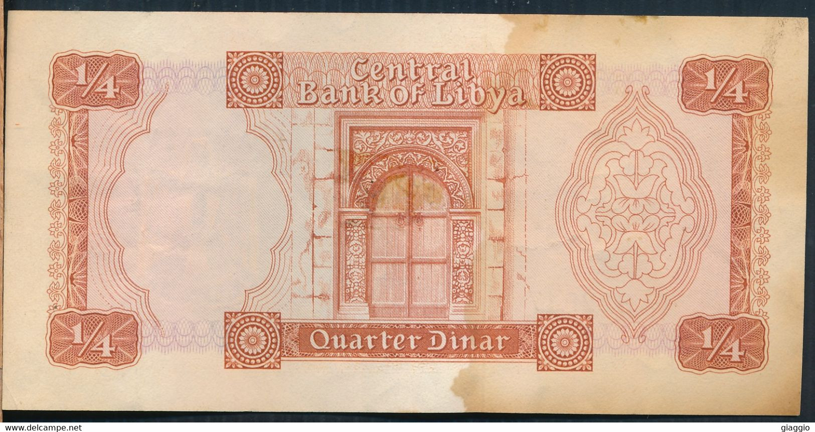 °°° LIBYA 1/4 DINAR 1972 °°° - Libya