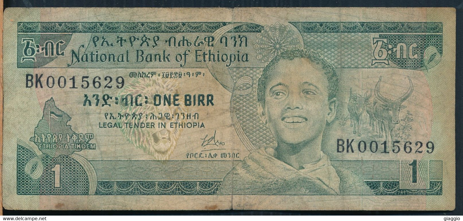 °°° ETHIOPIA 1 BIRR °°° - Etiopía