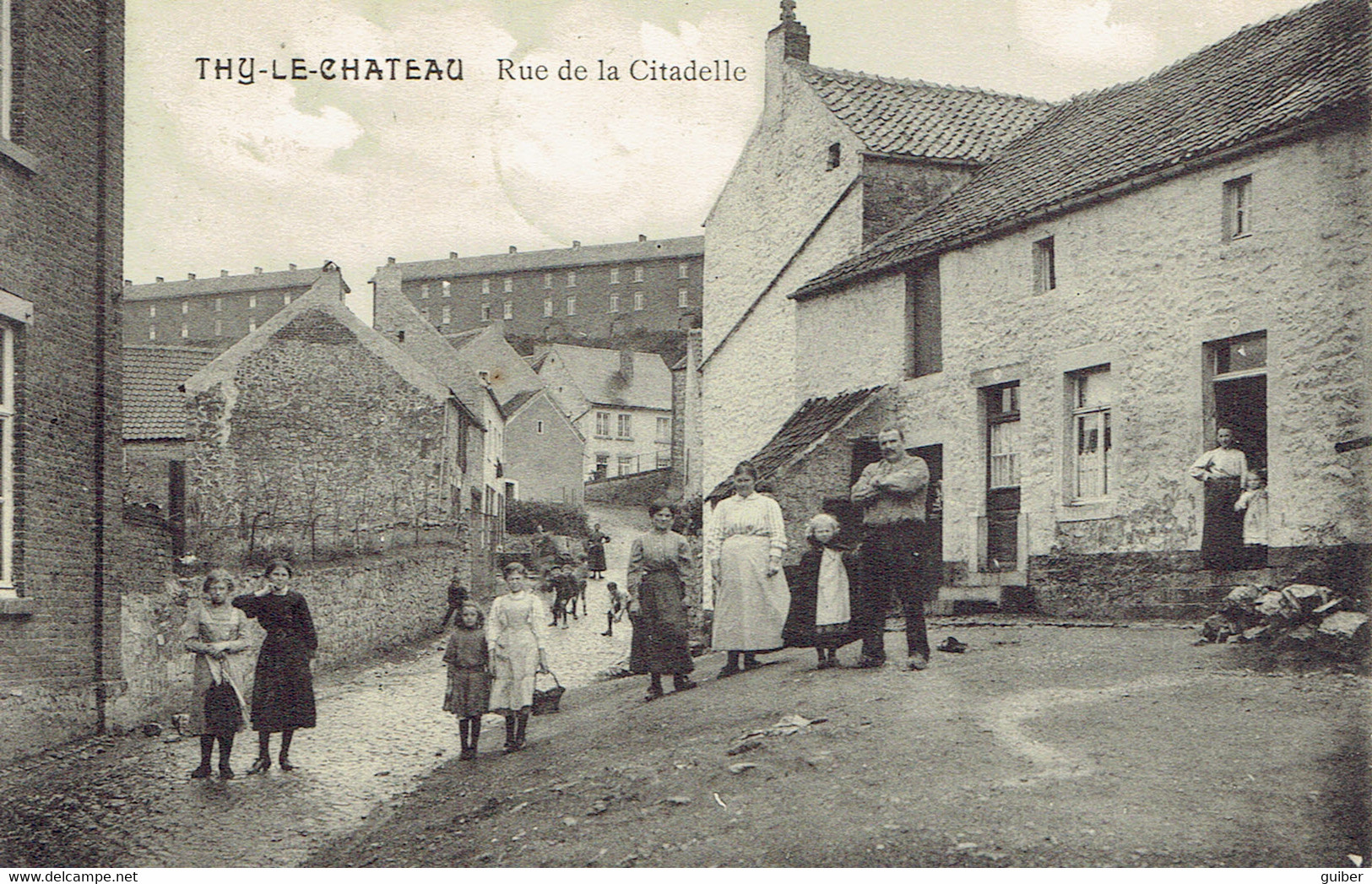 Thy Le Chateau Rue De La Citadelle 1912 Animation - Walcourt