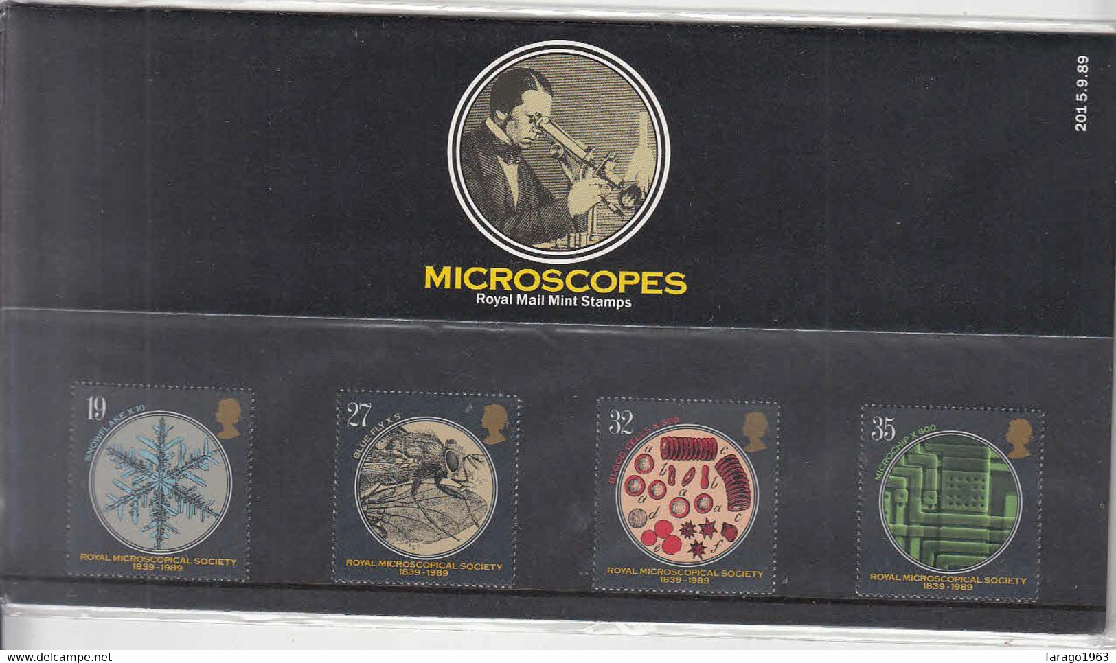 1989 Great Britain Microscopes Science Disease Health Presentation Pack Complete MNH - Drugs
