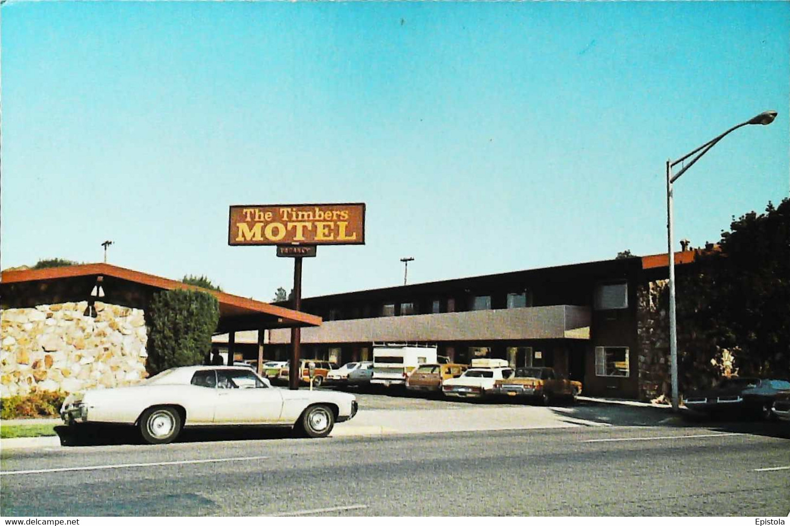 ► Eugene  THE TIMBERS MOTEL  Cars   Oregon 1960s - Eugene