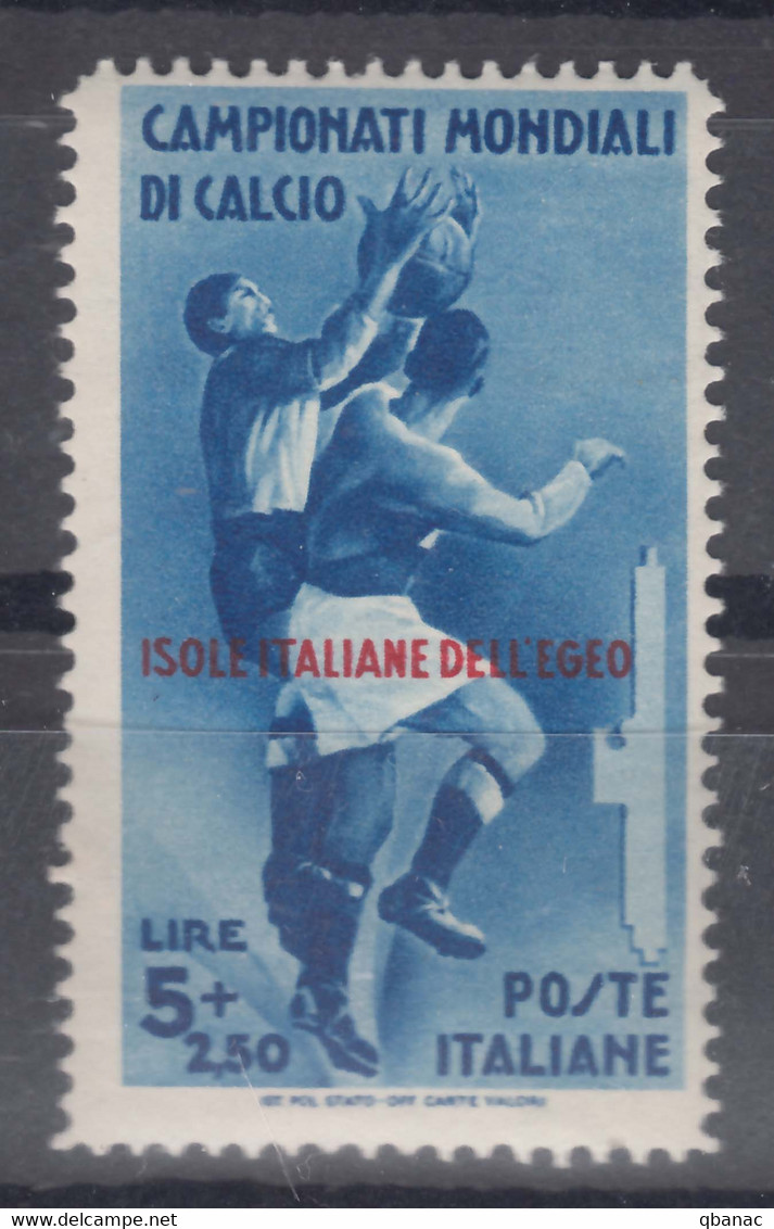 Italy Colonies Aegean Islands Egeo 1934 Calcio Sassone#79 Mi#141 Mint Never Hinged - Aegean