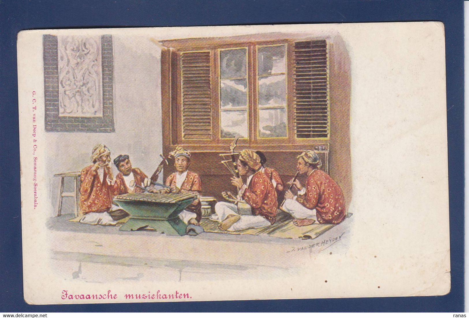 CPA Indonésie Non Circulé Dutch East Indies Inde Java Métier Type - Indonesië