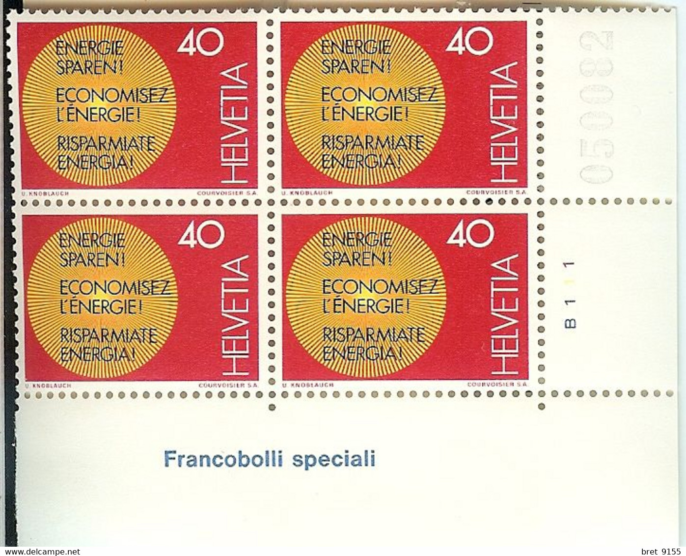 HELVETIA SUISSE C EST NOEL 4 BLOCS DE 4 TIMBRES 3 FRANCOBOLLI SPECIALI ET 1 MASSICIO DEL SAN GOTTARDO - Blokken