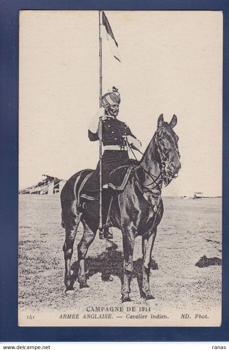 CPA Inde Militaria WWI Guerre War Troupes Indiennes Hindous Non Circulé - India