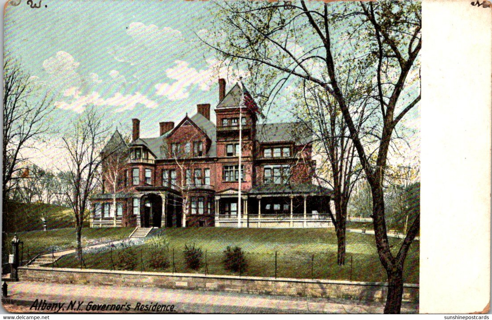 New York Albany Governor's Mansion 1907 - Albany