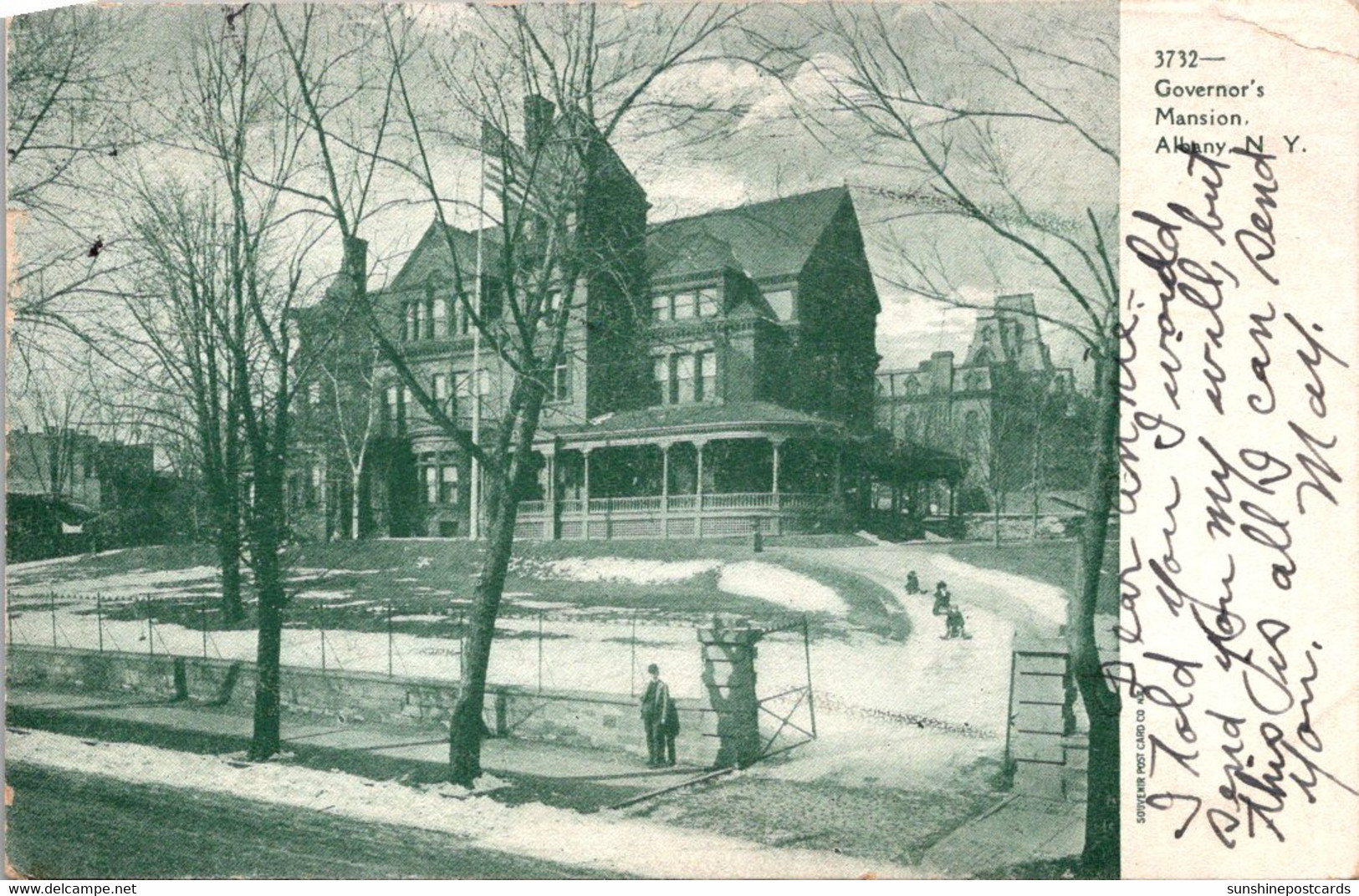 New York Albany Governor's Mansion 1906 - Albany