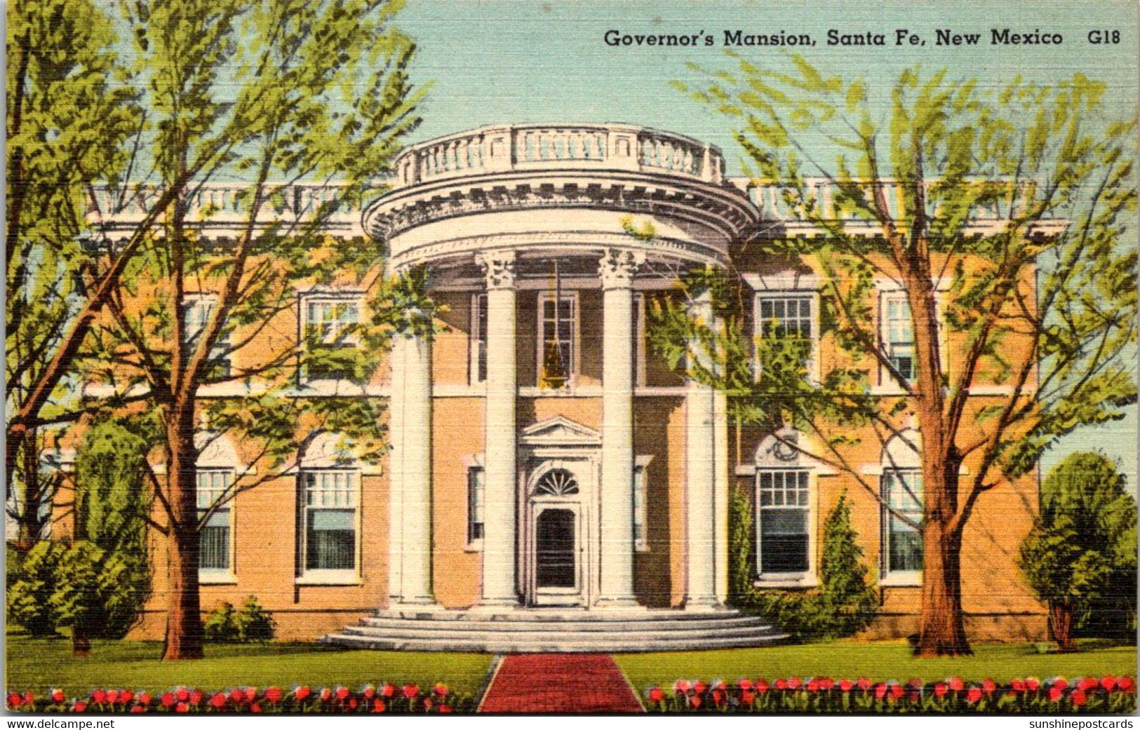 New Mexico Santa Fe Governor's Mansion - Santa Fe