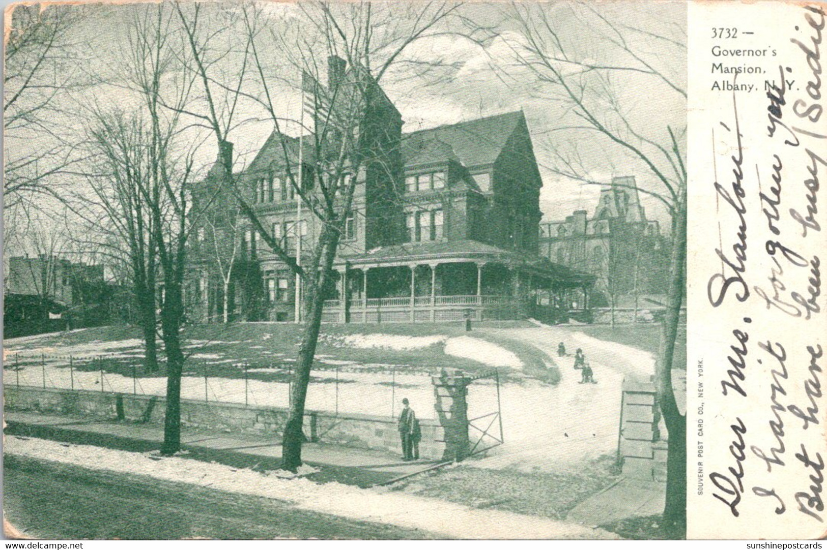 New York Albany Governor's Mansion 1907 - Albany