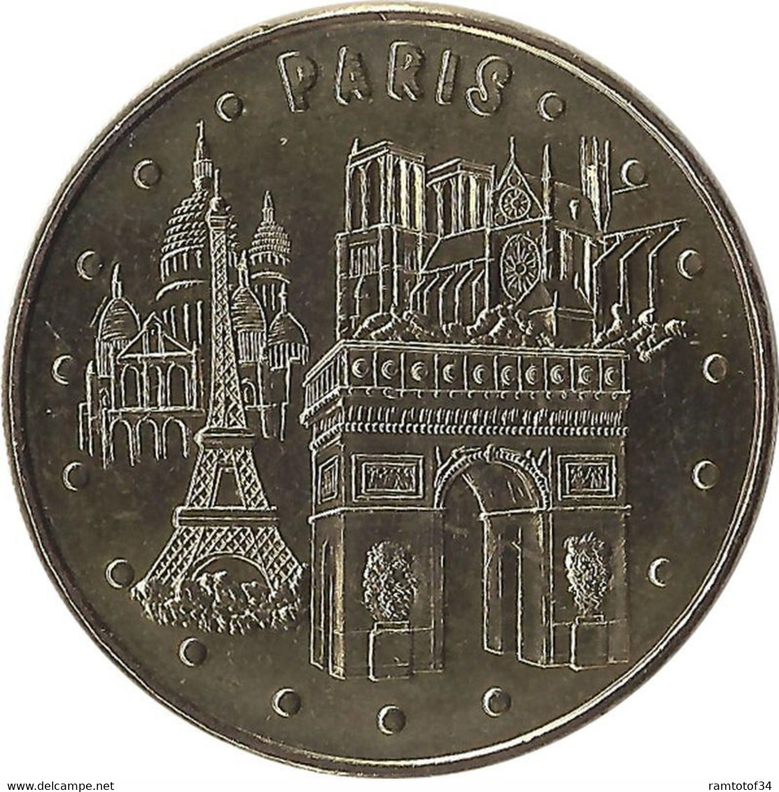 2015 MDP241 - PARIS - Les 4 Monuments / MONNAIE DE PARIS - 2015