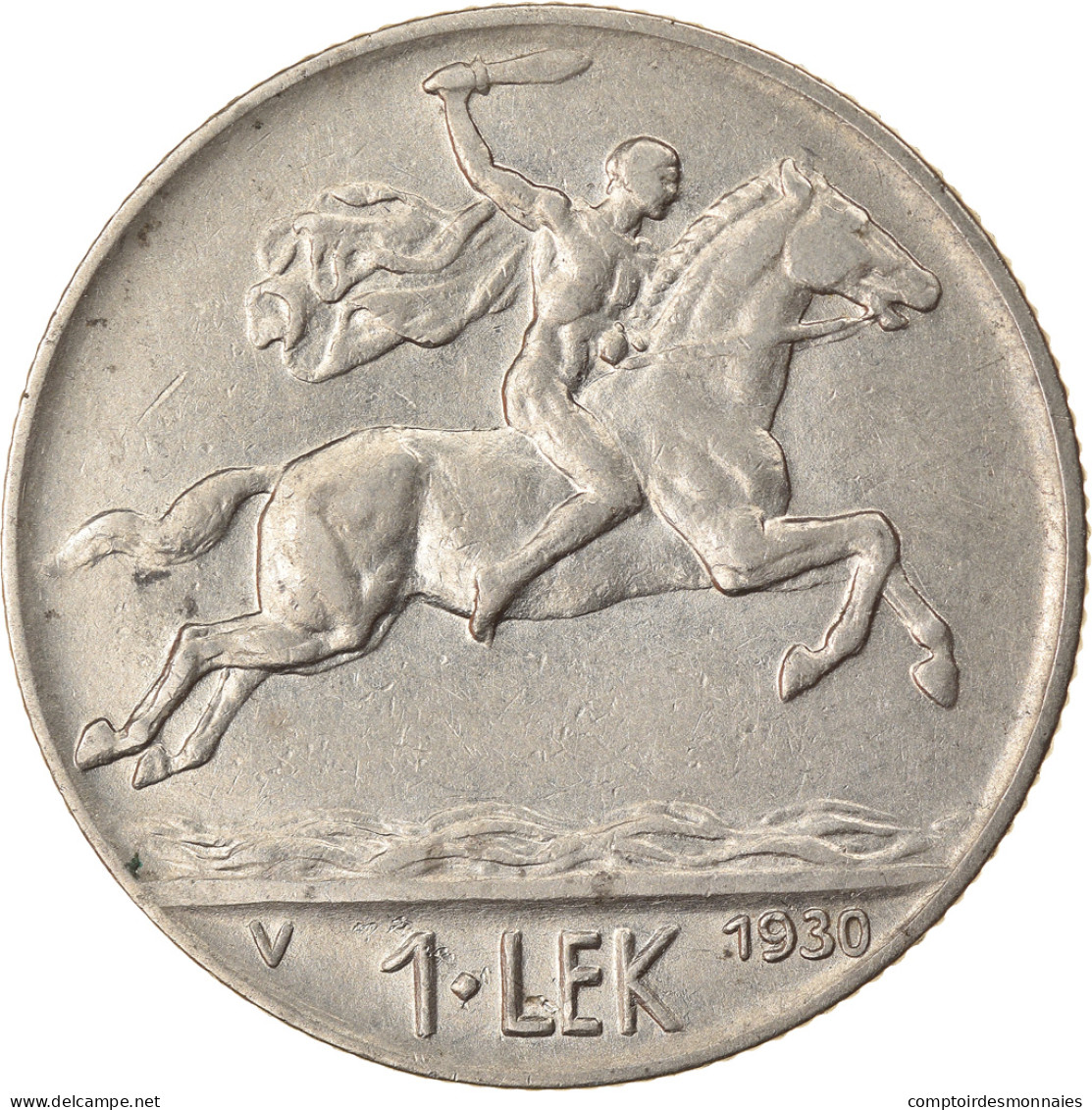 Monnaie, Albania, Lek, 1930, Rome, TTB, Nickel, KM:5 - Albanien