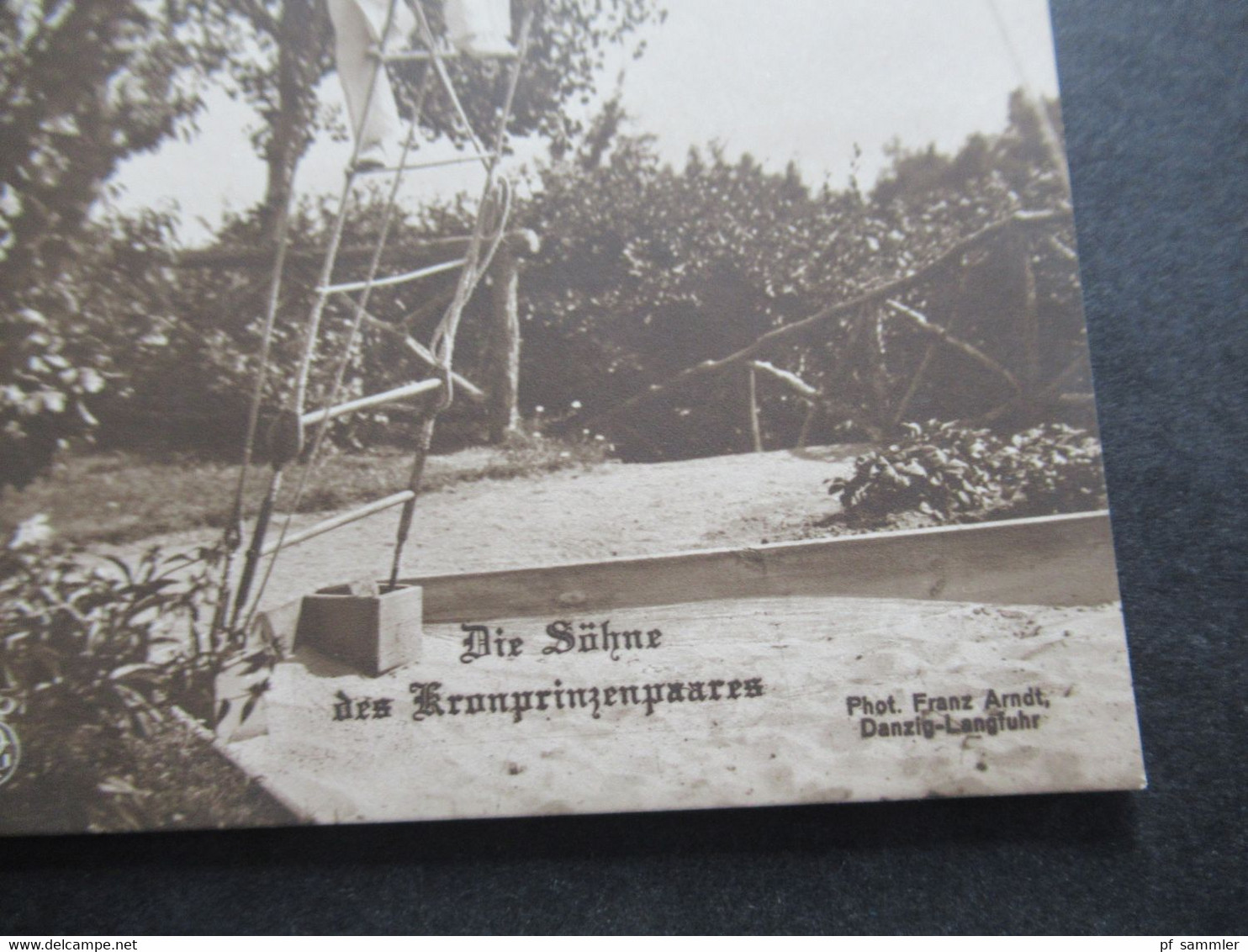 DR Foto AK Die Söhne Des Kronprinzenpaares Photograph Franz Arndt Danzig Langfuhr - Familles Royales