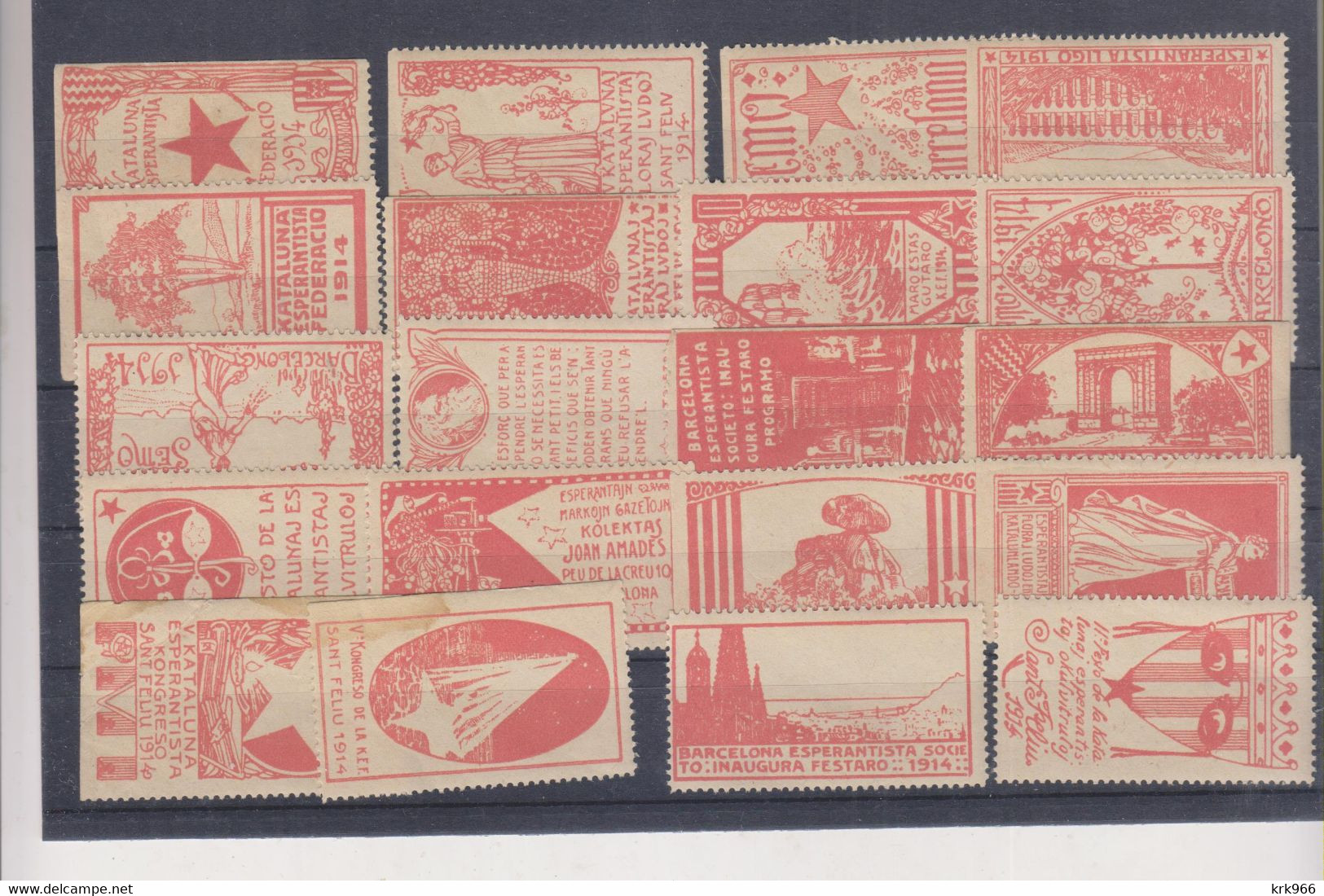 SPAIN 1914  ESPERANTO Poster Stamps - Nuevos