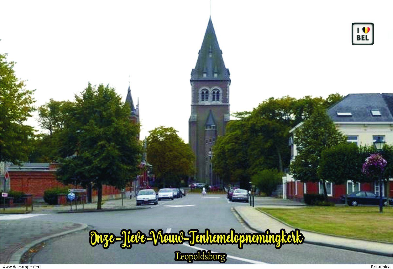 Set 8 Cartes Postales, Churches, Belgium (Limburg), Leopoldsburg, Onze-Liew-Vrouw-Tenhemelopnemingskerk - Churches & Cathedrals