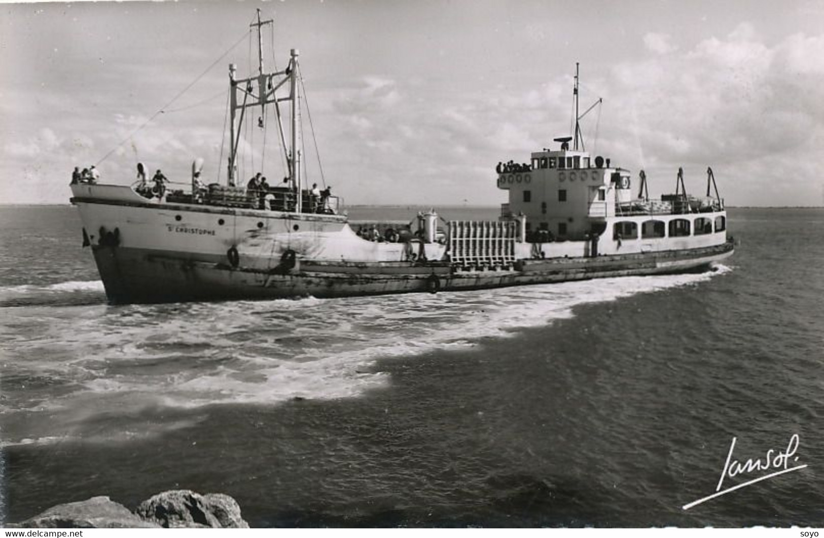 Ferry Boat Bac De Mindin Le Saint Christophe à Saint Nazaire - Ferries