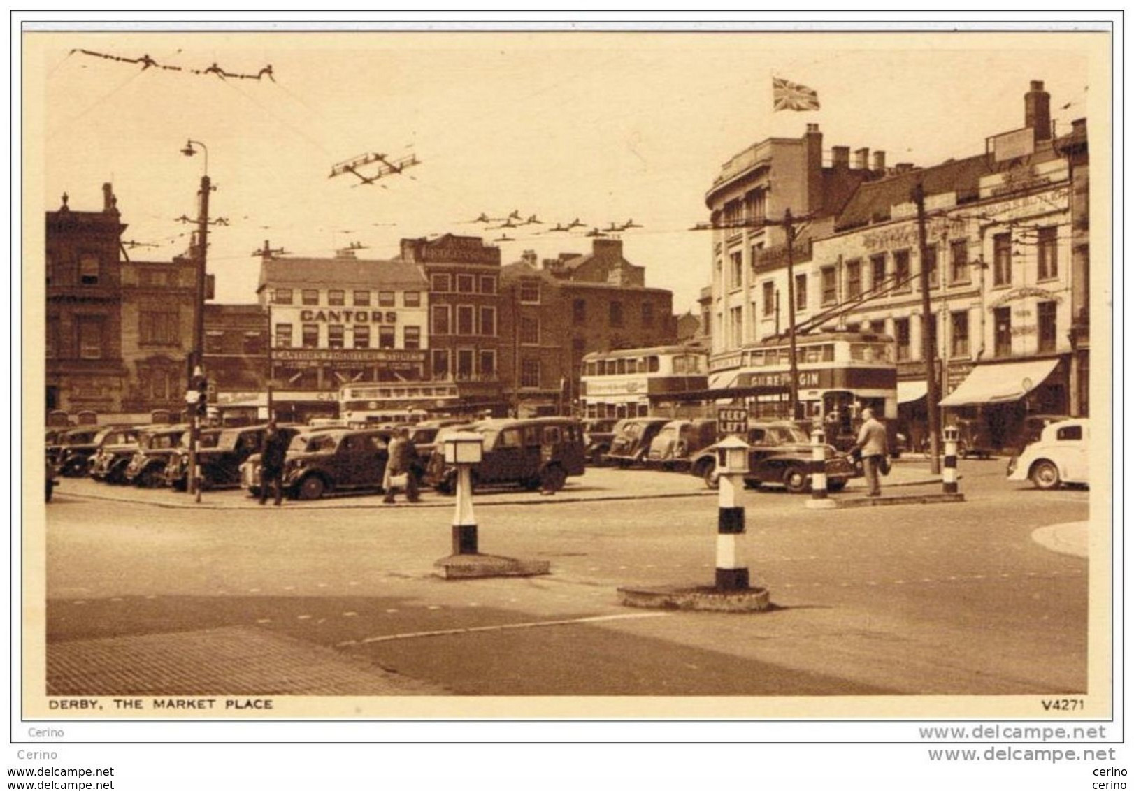 UNITED  KINGDOM:  DERBY  -  THE  MARKET  PLACE  -  PHOTOCROM  -  FP - Plazas De Mercados