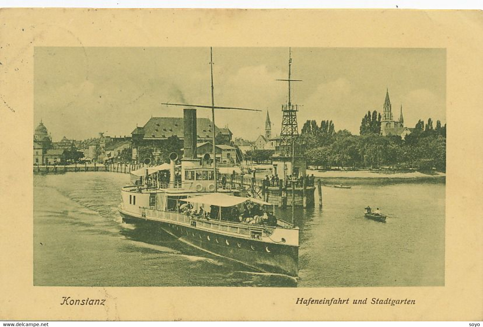 Ferry Boat Bac Paddle Boat Bateau à Aube  Konstanz Constance  Thivier Chateau Cognées Luçay Le Male Indre - Ferries