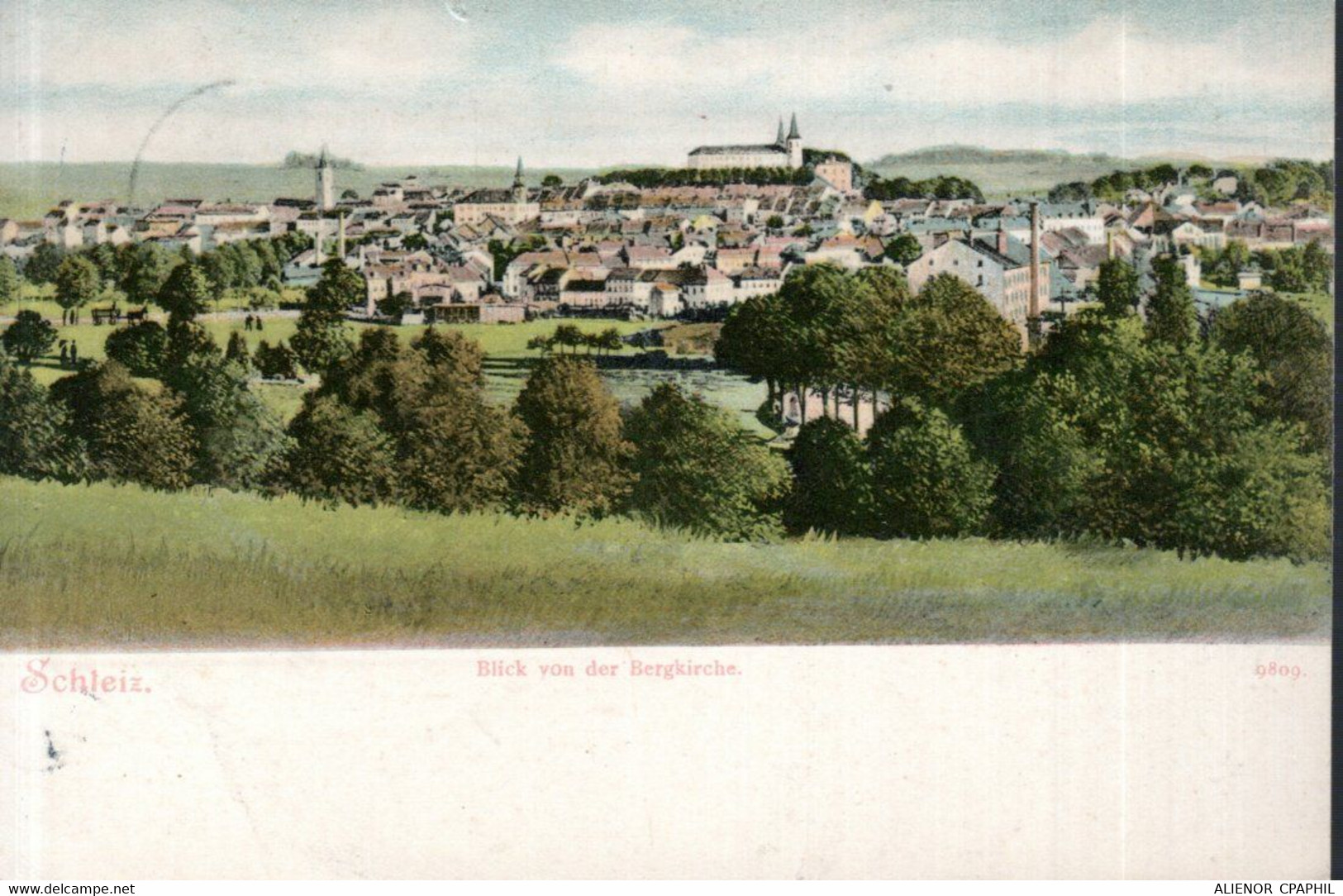 CPA 1909 - SCHLEIZ,  VUE SUR LA VILLE - - Schleiz