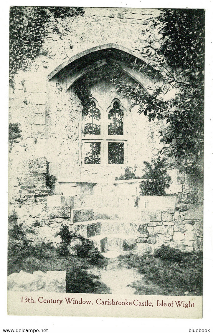 Ref 1506 -   Early Postcard - 13th Century Window Carisbrroke Castle - Isle Of Wight - Autres & Non Classés